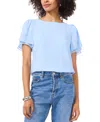 Vince Camuto Tulip Sleeve Chiffon Top In Sky