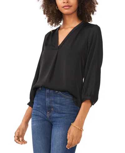 VINCE CAMUTO WOMEN'S V-NECK 3/4-SLEEVE TOP
