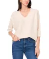 Vince Camuto Women's V-neck Dolman-sleeve Sweater In Malted