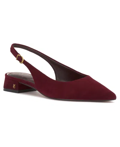 Vince Camuto Valiey Slingback Flat In Brown