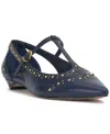 Vince Camuto Valkie Pointed Toe Flat In Blue