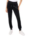 Vince Camuto Women's Velour Drawstring-waist Jogger Pants In Rich Black