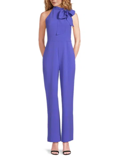 Vince Camuto Women's Tie Neck Jumpsuit In Periwinkle