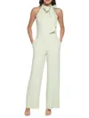 Vince Camuto Women's Tie Neck Jumpsuit In Pistachio