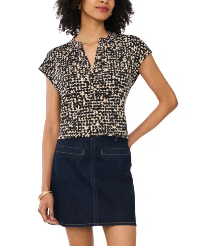 Vince Camuto V-neck Blouse In Yellow