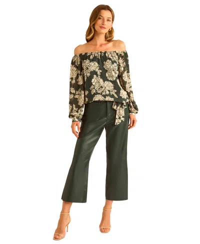 Vince Camuto Women's Wide Leg Pants In Green