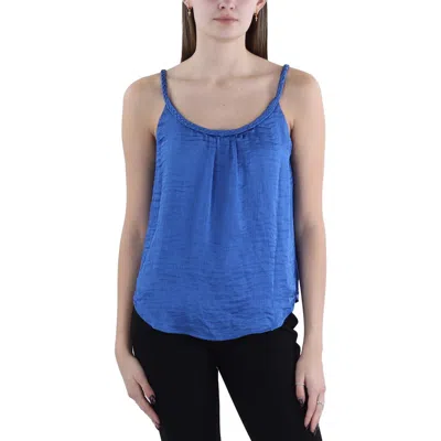 Vince Camuto Womens Braided Cami Tank Top In Blue