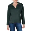 VINCE CAMUTO WOMENS COLLAR KNIT V-NECK SWEATER