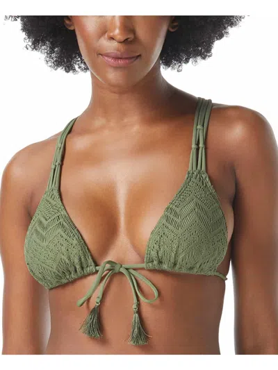 Feminine Crochet Detail Shirt Vince Camuto Women's Crochet Front