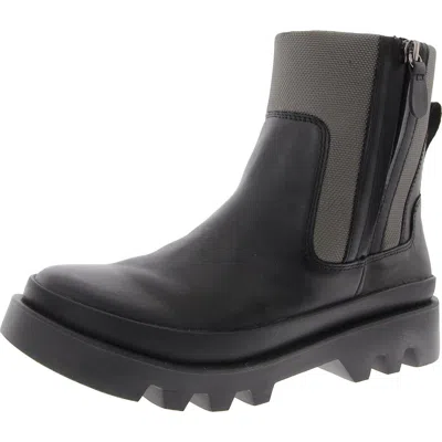 Vince Camuto Womens Double Zipper Leather Chukka Boots In Multi