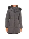 VINCE CAMUTO WOMENS FAUX FUR DOWN PUFFER COAT