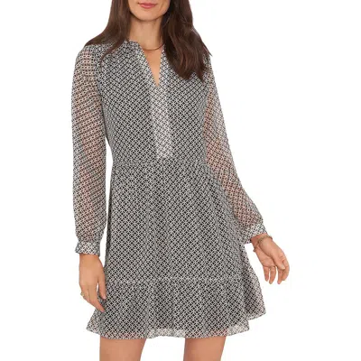 Vince Camuto Womens Fit & Flare Dress In Gray