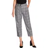 Shop Vince Camuto Womens Glen Plaid Cropped Capri Pants In Multi