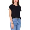 Vince Camuto Short Sleeve Crewneck Sweater In Blue