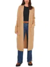 Vince Camuto Longer Length Ribbed Cardigan In Multi