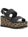 VINCE CAMUTO WOMENS LEATHER OPEN TOE WEDGE SANDALS