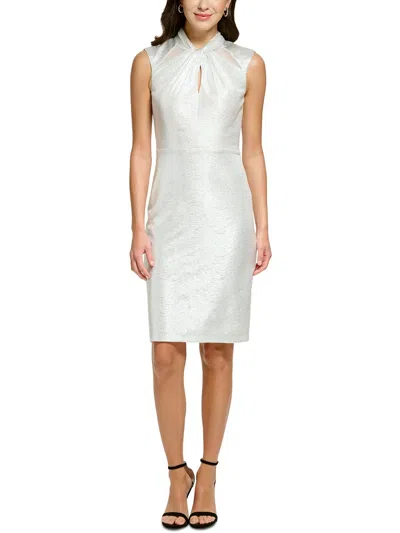 Vince Camuto Womens Metallic Polyester Sheath Dress