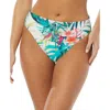 Vince Camuto Womens Striped High-leg Swim Bottom Separates In Multi