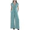 Vince Camuto Women's Cap-sleeve Wide-leg Jumpsuit In Green