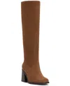 Vince Camuto Womens's Sangeti Snip-toe Block-heel Narrow-calf Knee-high Boots