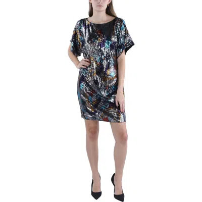 Vince Camuto Womens Sequined Mini Cocktail And Party Dress In Multi