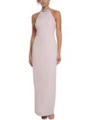 VINCE CAMUTO WOMENS SEQUINED SLEEVELESS EVENING DRESS