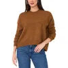Vince Camuto Crewneck Sweater In Brown