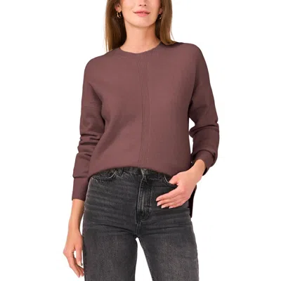 Vince Camuto Womens Solid Acrylic Crewneck Sweater In Multi