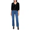 Vince Camuto Womens Solid Knit Pullover Sweater In Black