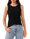 Vince Camuto High-low Sleeveless Top In Black