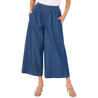 Vince Camuto Womens Stretch Cotton Wide Leg Jeans In Multi