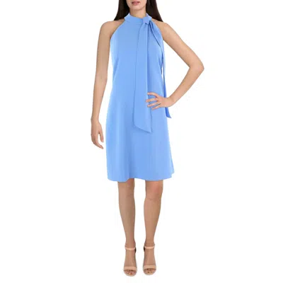 Vince Camuto Womens Tie Neck Short Halter Dress