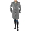 Vince Camuto Womens Wool Midi Wool Coat In Gray
