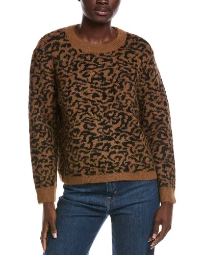 Vince Camuto Wool-blend Sweater In Brown
