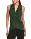 Vince Camuto Crossover Front Top In Green