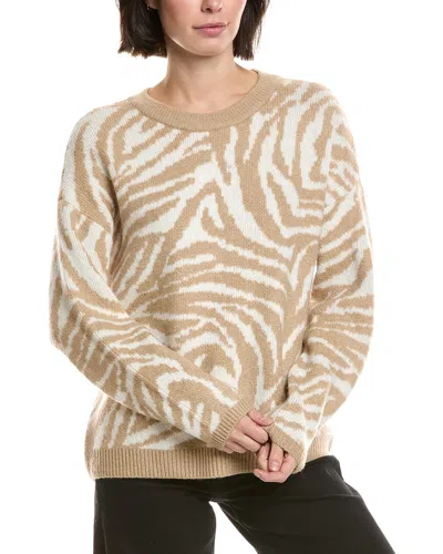 Vince Camuto Zebra Sweater In Neutral