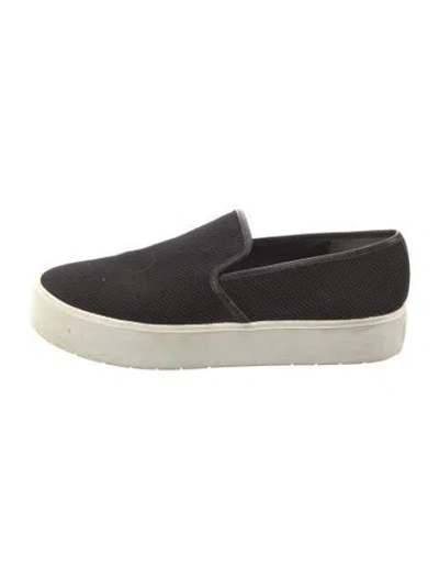 Pre-owned Vince Canvas Loafers In Blue