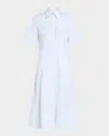 Vince Canvas Tape Shirtdress In White