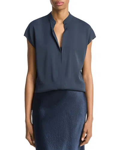 VINCE CAP SLEEVE BLOUSE