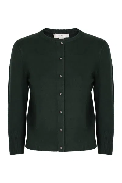 VINCE VINCE CARDIGAN IN MIXED WOOL