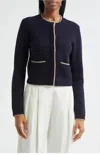 Vince Cardigan In Navy In Blue