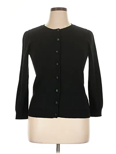 Pre-owned Vince Cardigan Sweater In Black