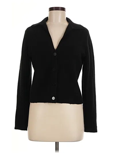 Pre-owned Vince Cardigan Sweater In Black