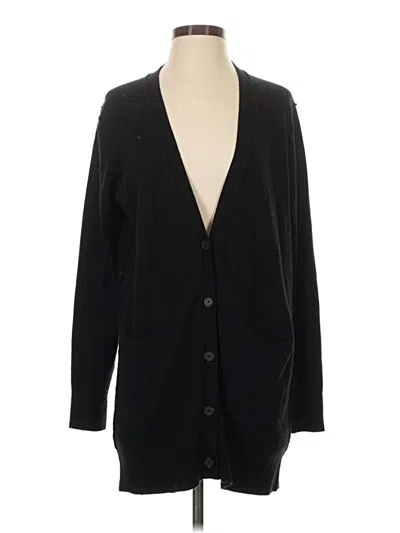 Pre-owned Vince Cardigan Sweater In Black