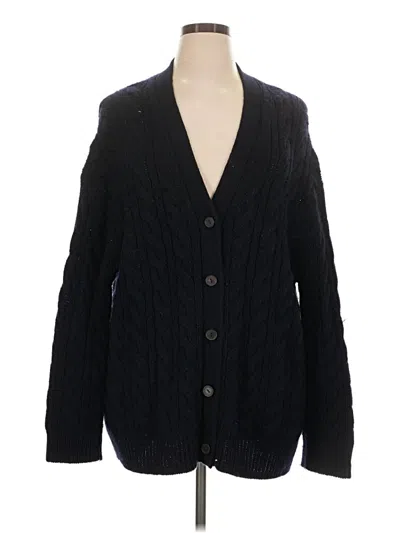 Pre-owned Vince Cardigan Sweater In Black