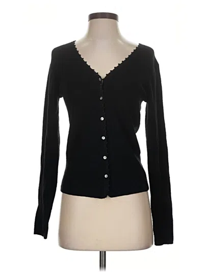 Pre-owned Vince Cardigan Sweater In Black