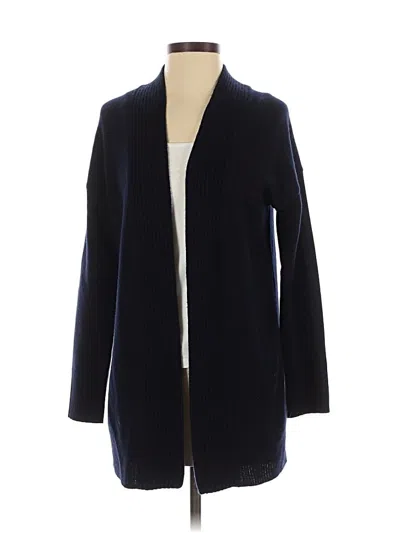 Pre-owned Vince Cardigan Sweater In Blue