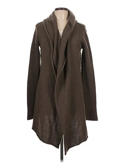 Pre-owned Vince Cardigan Sweater In Brown