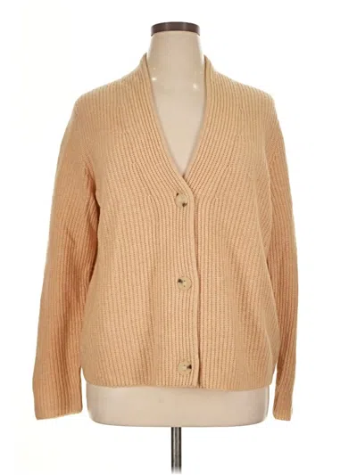 Pre-owned Vince Cardigan Sweater In Brown