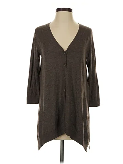 Pre-owned Vince Cardigan Sweater In Brown